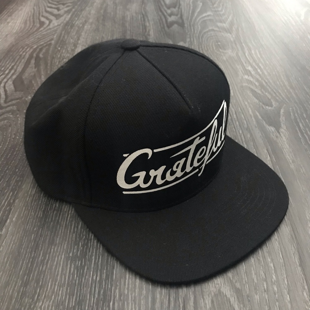 Grateful Apparel Snapback Flat Bill Hat